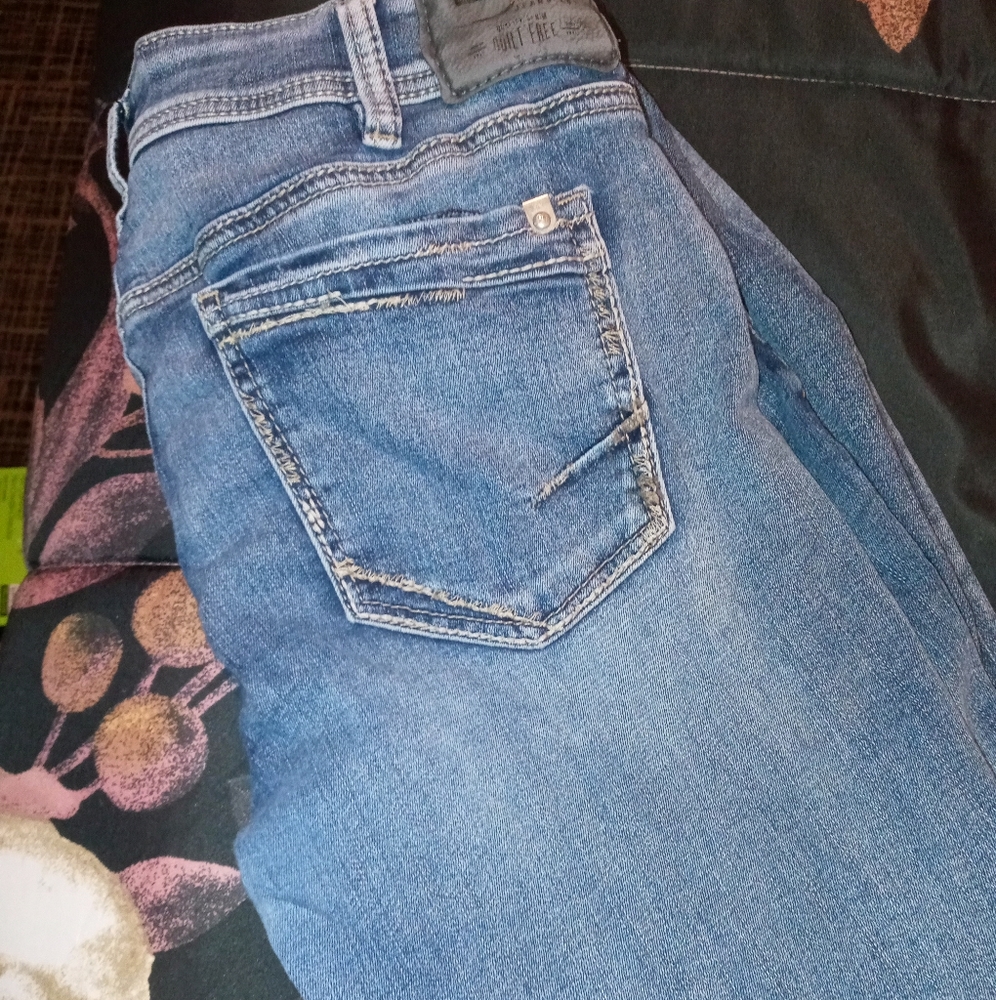 Silver boyfriend jeans